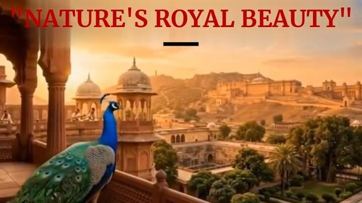 Peacock Power! India's Vibrant Icon 🇮🇳🦚#shortsvideo