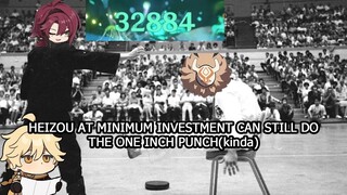 What happens if you build Heizou with minimum investment | Genshin Impact