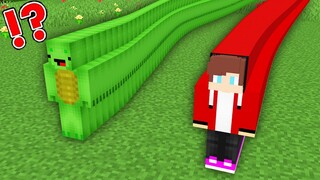 How Mikey & JJ Became THE LONGEST in Minecraft Challange Maizen