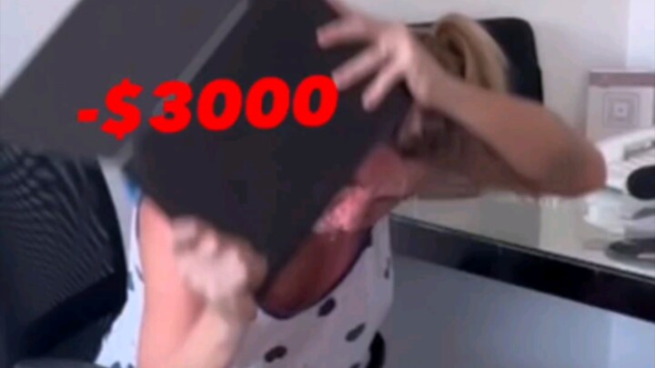 When you’re about to lose your temper and smash something, the price of the object stops you in your