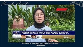 Pemerintah Turunkan Harga Tiket Pesawat 10% untuk Nataru