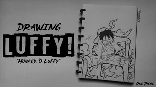 Speed Drawing Anime - Monkey. D. Luffy from One Piece | YoruArt (Menggambar Anime)