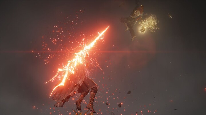 Trying to crash into Radagon...
