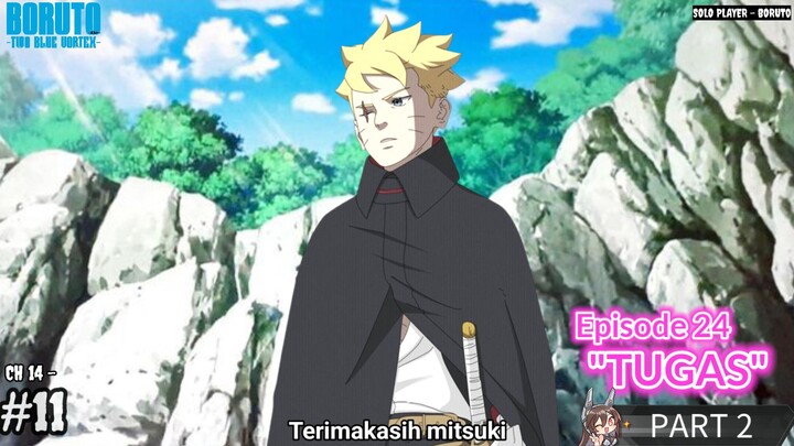 MITSUKI MEMBANTU BORUTO MELARIKAN DIRI? - Boruto Two Blue Vortex 14 part 11