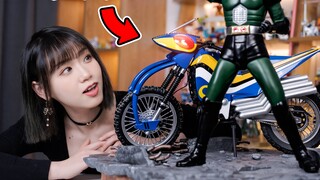 Nó có thể tỏa sáng và mang theo một chiếc xe máy? Kamen Rider này đẹp trai quá! Dự án chưa biết RX m