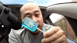 ASMR INSECT LOLLIPOP SUCKER CANDY Worm 🍭 Mouth Sounds & Licking 🍭