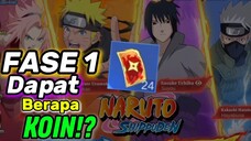 FASE PERTAMA MLBBXNARUTO DAPAT BERAPA KOIN!?- MOBILE LEGENDS