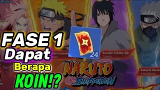 FASE PERTAMA MLBBXNARUTO DAPAT BERAPA KOIN!?- MOBILE LEGENDS