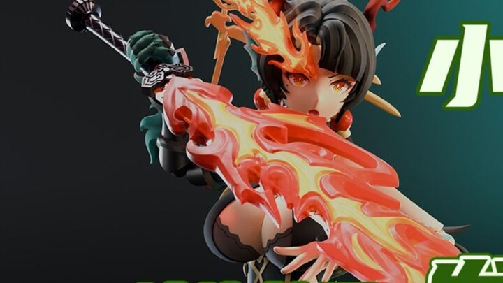 ZangWanGe "Twelve Wars" series - Little Blue Dragon·Longji rendering effect update