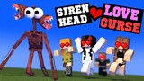 Siren Head Love Curse Challenge! - Funny Minecraft Animation