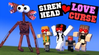 Siren Head Love Curse Challenge! - Funny Minecraft Animation