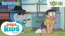 [S1] Doraemon | Tập 12 - Súng Dịch Chuyển Thời Gian - Chất Dính Trên Không | Lồng Tiến