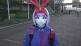 Video kig mới 149 (Em gái đội mũ trùm đầu KIGURUMI đến thăm Comic Con! Mặt nạ và quần tất được che k