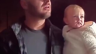 Son knocks on the door and mom pretends not to be home