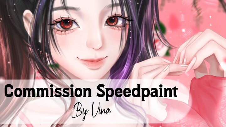 SPEEDPAINT komisi OC nya besti!!! 😋