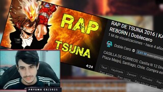 RAP DE TSUNA 2016 | KATEKYO HITMAN REBORN | Doblecero | REACCION