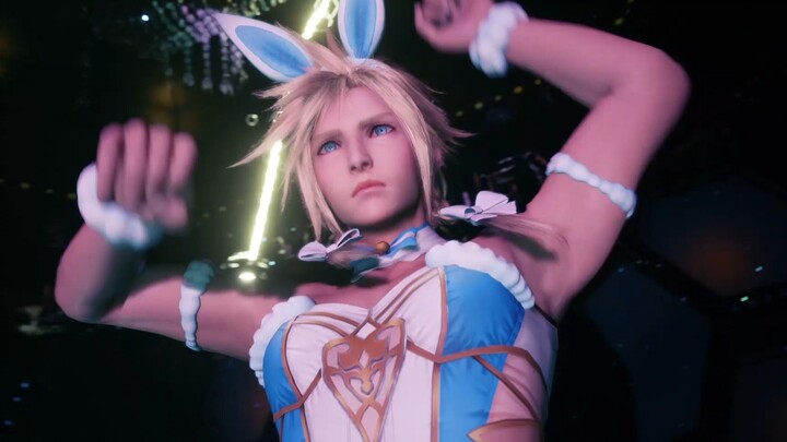 [FF7 Remake/Claude] Cloud the Rabbit-Eared Girl’s Hot Dance – Pure Enjoyment