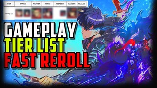 [Tier List] Super Fast Reroll Guide Solo leveling Arise (Android) Gameplay