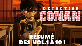 RESUME COMPLET DE DETECTIVE CONAN ! (Tome 1 à 10)