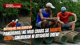 Panghuhuli ng mud crabs sa Manito, Albay, sinubukan ni Biyahero Drew! | Biyahe ni Drew