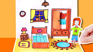 【Drawing】Funny bedroom drawing. So cozy!