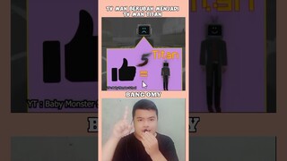 TV man Titan vs skibidi toilet #animasi #alurflim #tvman #pomni #minecraft #roblox
