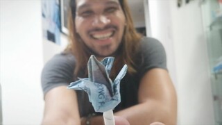 HOW TO IMPRESS A GIRL WITH THIS SIMPLE FLOWER ORIGAMI! (Episode 1)😉😁🌹