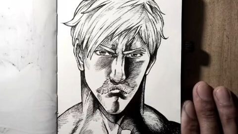 gambar tangan escanor sangat keren 🙀🔥