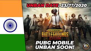 PUBG MOBILE Unbanned SOON! Official News!