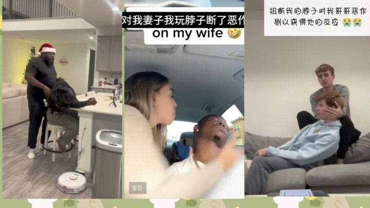 TikTok’s neck-breaking prank challenge has everyone freaking out and screaming—foreigners really kno