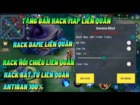 tặng miễn phí Hack Liên Quân Mobile | Mod Tăng Dame 30% mod Luyện Kim Hack Map Hủy hồi skill