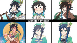 [Genshin] 6 styles of Venti