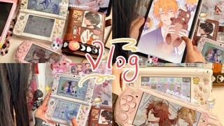 二次元vlog｜不出门没有现充的生活宅女归家漫画游戏日常…3ds启动！