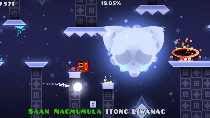 my footage geometry dash from my TikTok page