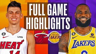 HEAT vs LAKERS FULL GAME HIGHLIGHTS | JANUARY 4, 2023 LAKERS vs HEAT HIGHLIGHTS NBA 2K23