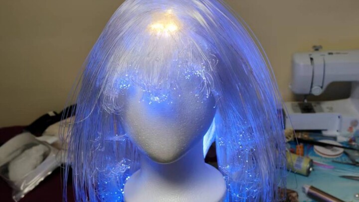 The Process of Creating a Glowing Wig Look