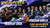 NXP EVOS VS REBELLION GENFLIX TOP 10 PLAYS OF THE GAME | MPLI 2021