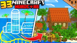 I Built an ENTIRE ISLAND in Minecraft Hardcore! (#33)