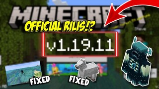 YES! UPDATE MCPE 1.19.11 - FIX BUG 😁 - Mcpe 1.19.11 Official - 1.19.11