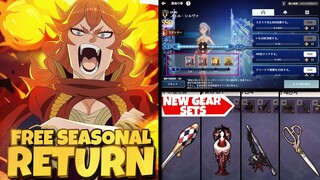 NEW GEAR SETS, IMPROVED FREE SEASON RETURN, LOTS OF FREE LOGIN REWARDS & MORE - Black Clover Mobile