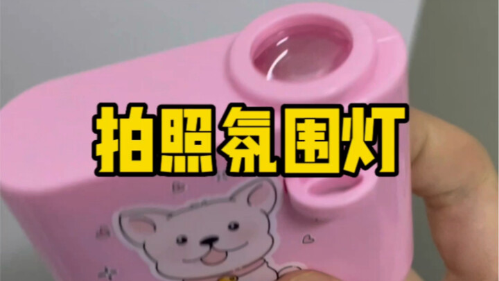 用来制造氛围感的拍照灯，穷游姐妹可以有