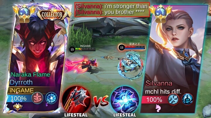 DYRROTH VS TOP 1 TP GODS SILVANNAWHO IS THE STRONGEST EXPLAINED TUTORIAL BUILD