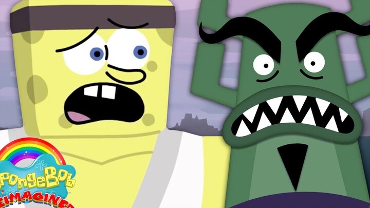 【Repost/Makanan Matang】Bagaimana Jika SpongeBob Berganti Gaya Gambar ala Samurai Jack?