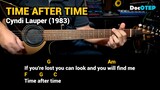 Time After Time - Cyndi Lauper (1983) Easy Guitar Chords Tutorial with Lyrics