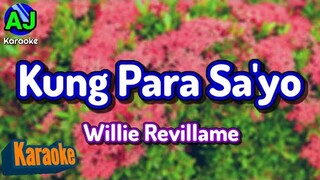 KUNG PARA SA'YO - Willie Revillame | KARAOKE HD