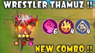 THAMUZ WRESTLER COMBO 644 !! NEW META COMBO !! MAGIC CHESS MOBILE LEGENDS