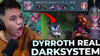 WOI DYRROTH Darksystem!! Pertama Kali Gw Se Emosi Ini Ketemu Public!! - Mobile Legends