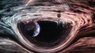 The whole process of a black hole swallowing the Earth