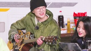 الفائز وتان شياوتشوان، تعاون ارتجالي في كتابة الأغاني + راب + غناء!