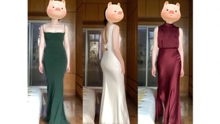 165/58kg｜Unboxing! Sharing three affordable formal dresses!!